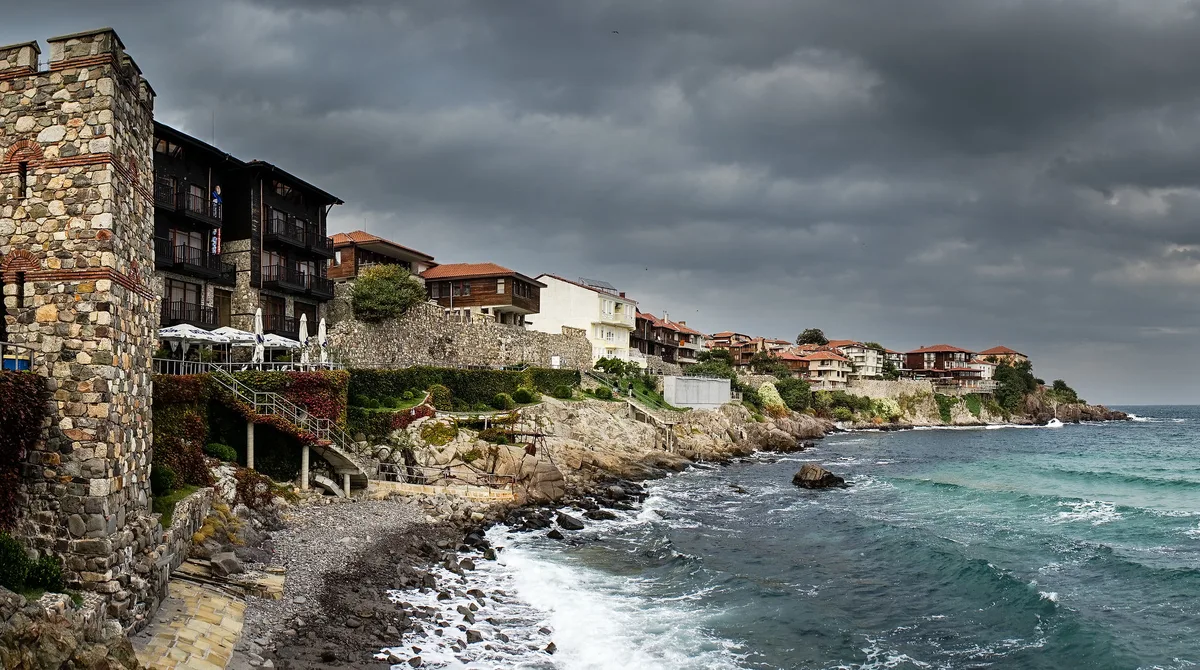 Sozopol Central Beach, Black Sea Coast, Bulgaria