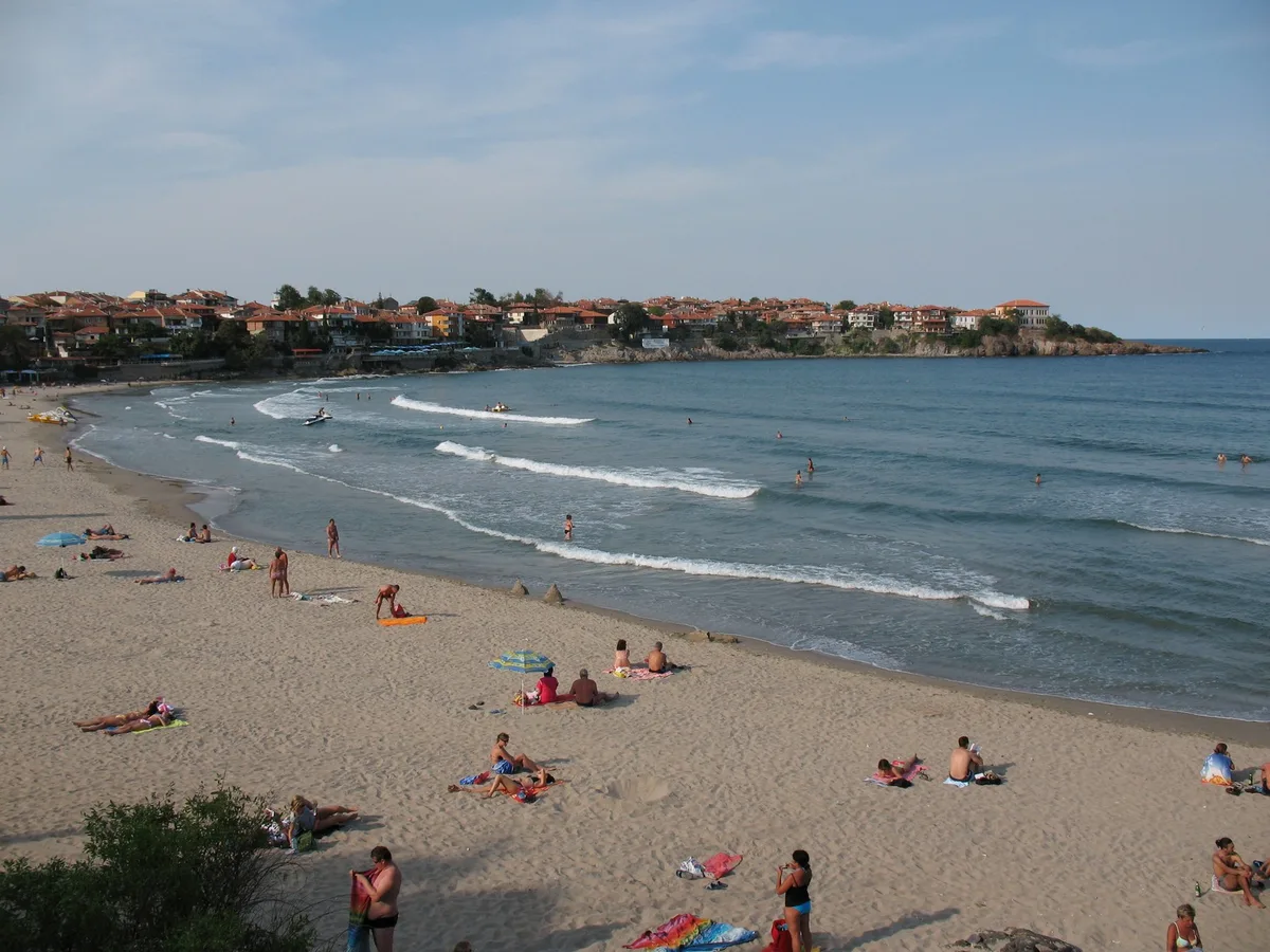 Sozopol Central Beach, Black Sea Coast, Bulgaria — 4