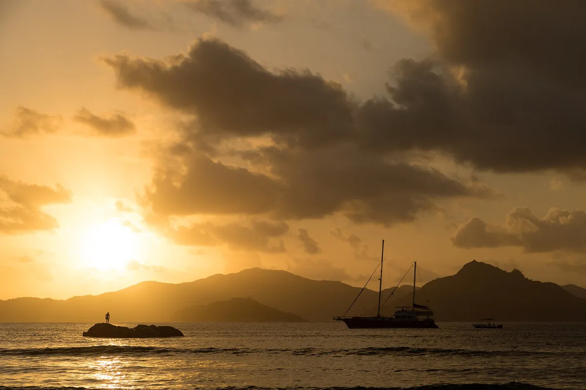 Plage de l'Anse Sévère, La Digue, Seychelles Inner Islands, Seychelles — 5