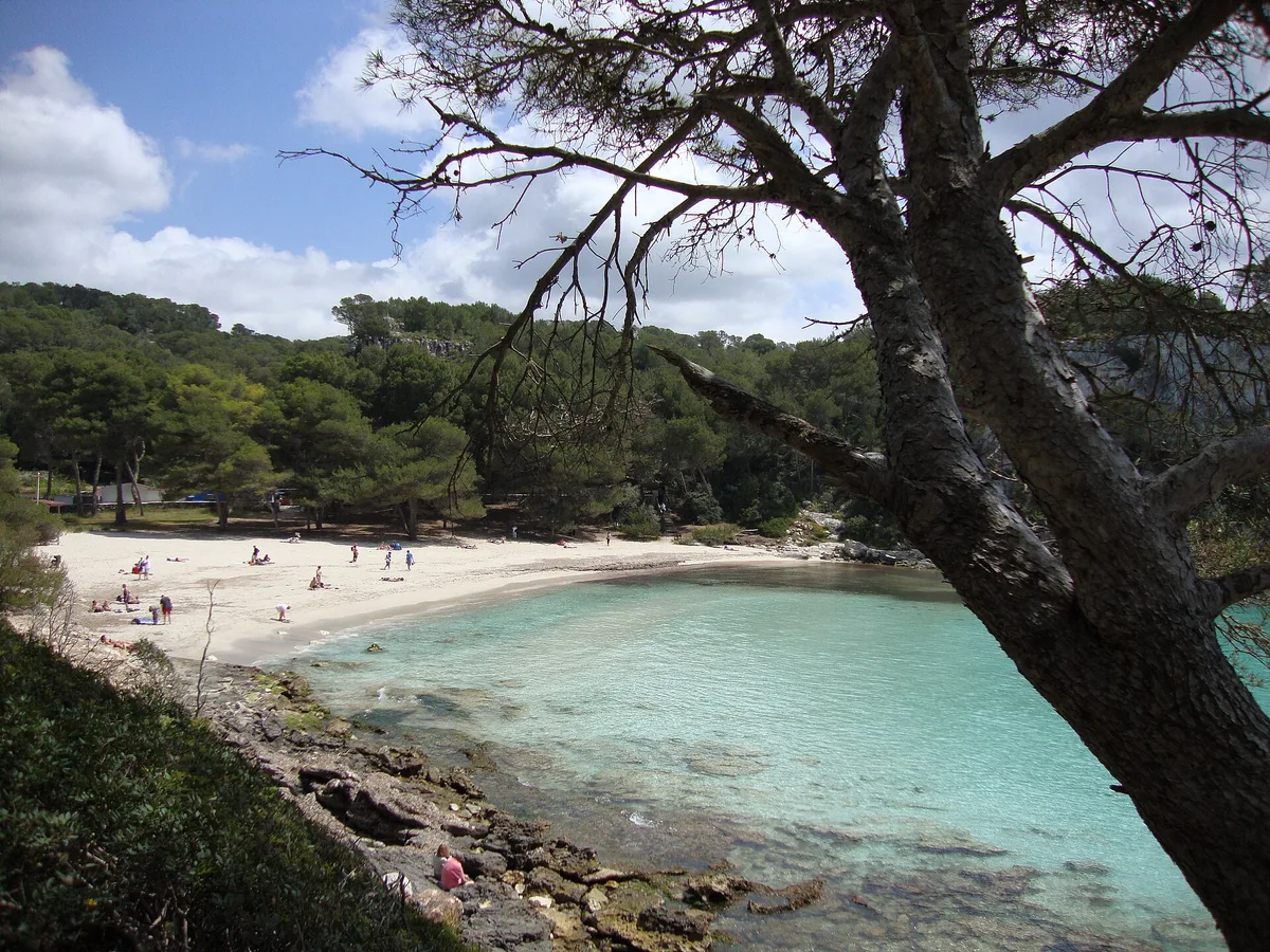 Spiaggia di Cala Macarella, Ciutadella de Menorca, Balearic Islands, Spagna — 3