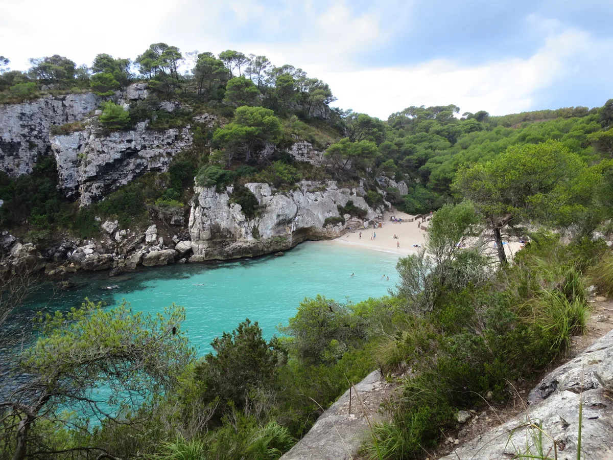 Spiaggia di Cala Macarella, Ciutadella de Menorca, Balearic Islands, Spagna — 6