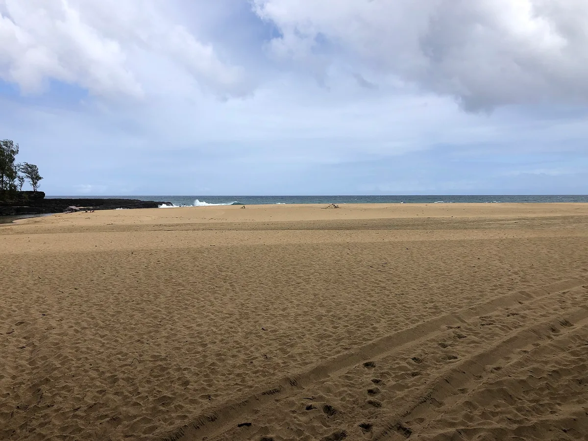 Plage de Lumaha'i, Hanalei, Hawaii, États-Unis — 2