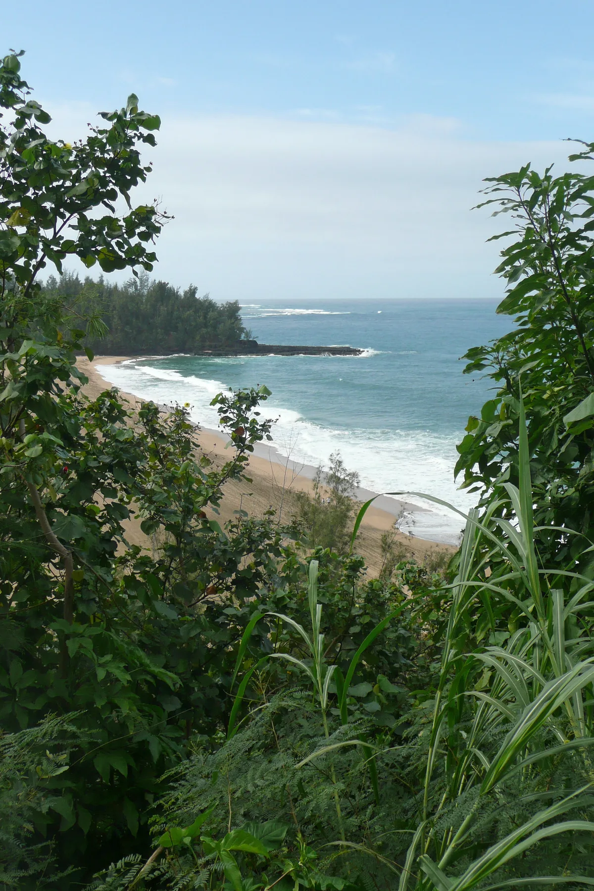 Plage de Lumaha'i, Hanalei, Hawaii, États-Unis