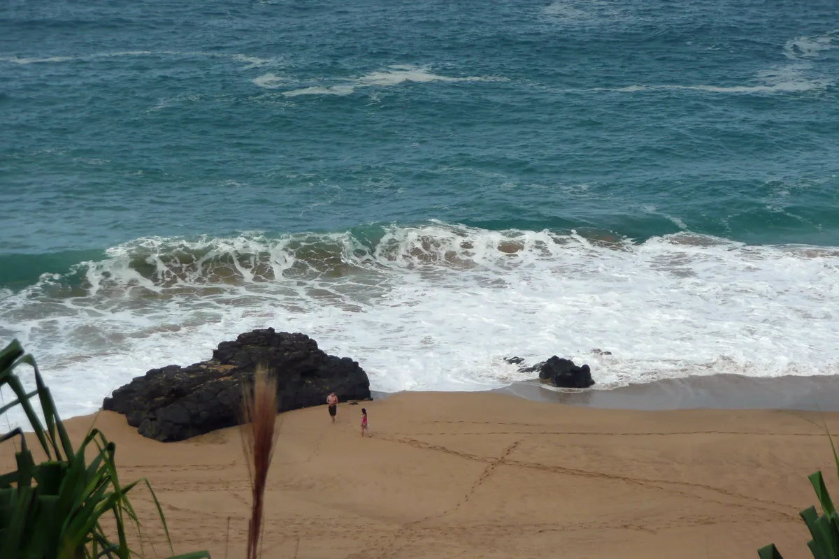 Plage de Lumaha'i, Hanalei, Hawaii, États-Unis — 4