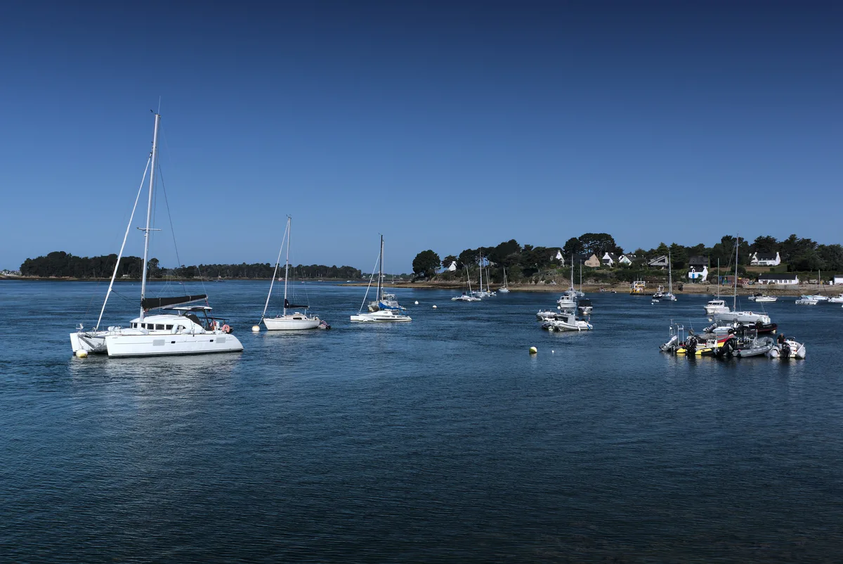 Larmor-Baden-Strand, Larmor-Baden, Brittany, Frankreich