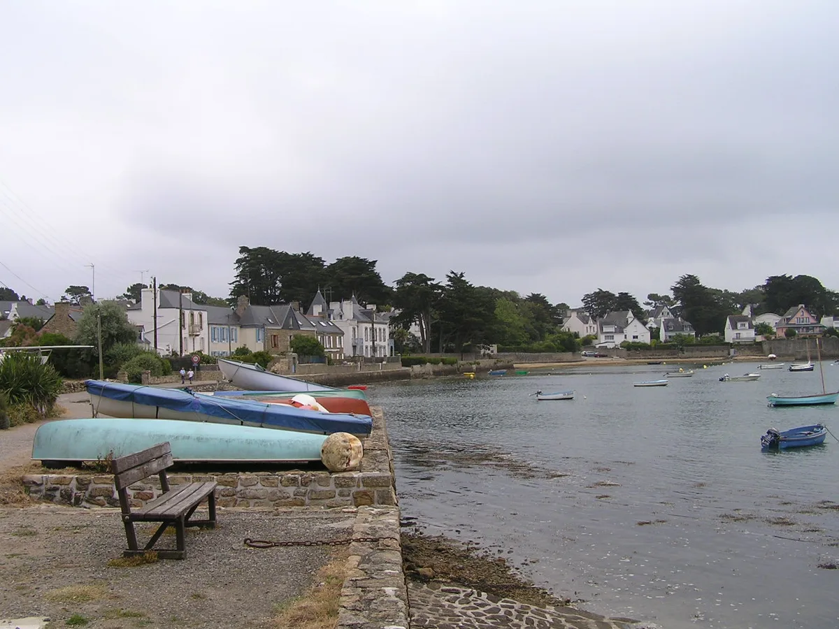 Larmor-Baden-Strand, Larmor-Baden, Brittany, Frankreich — 2