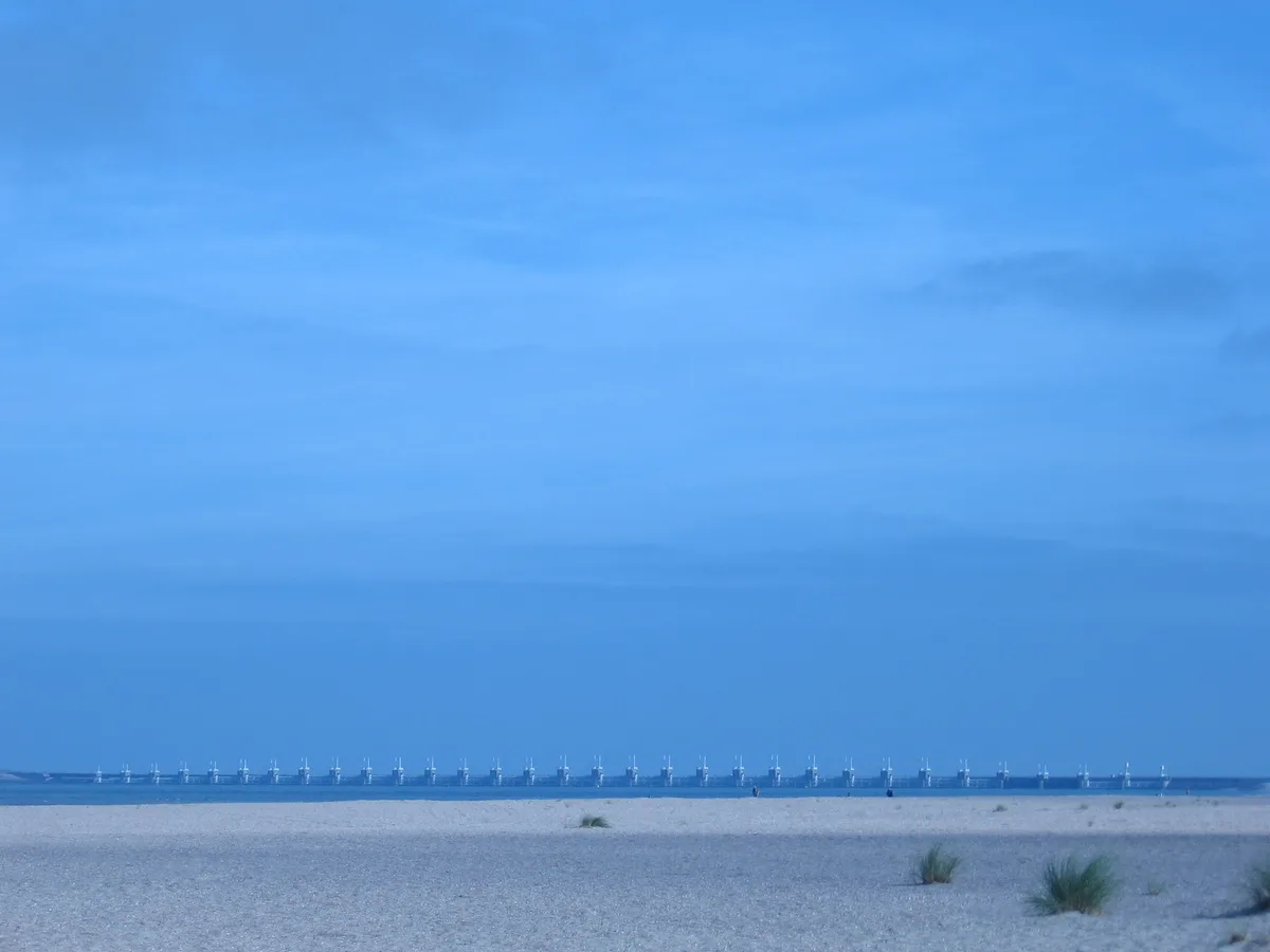 Veerse Gatdam-strand, Noord-Beveland, Zeeland, Nederland — 2