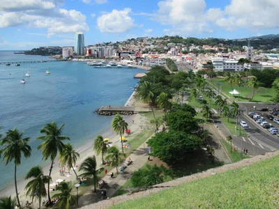 Plage de la Française, Fort-de-France, Martinique, France — 2