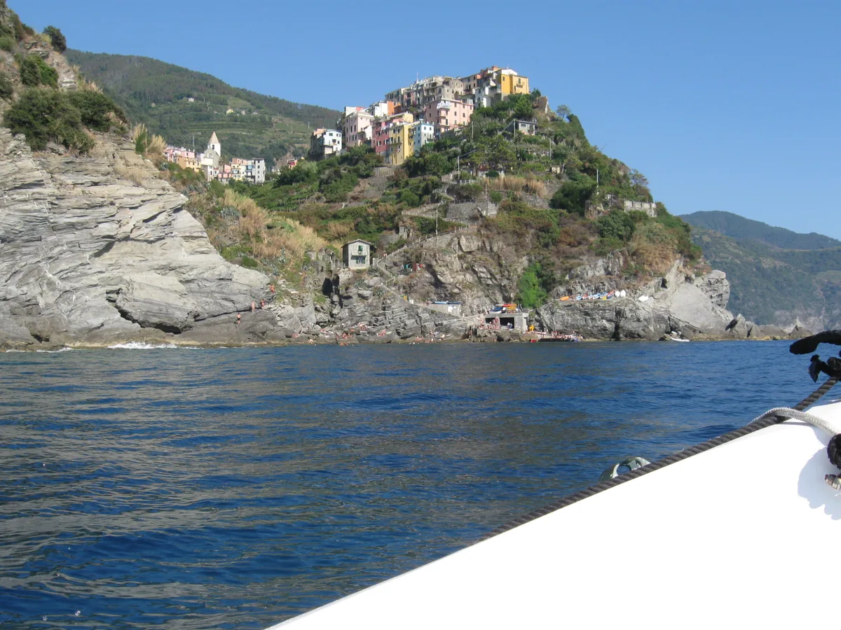 Plage de Guvano, Vernazzo, Liguria, Italie — 2