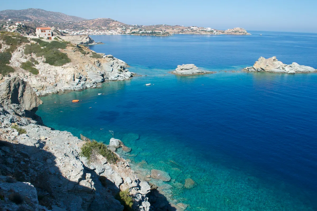 Plage de Mades, Malevizi, Crete, Grèce