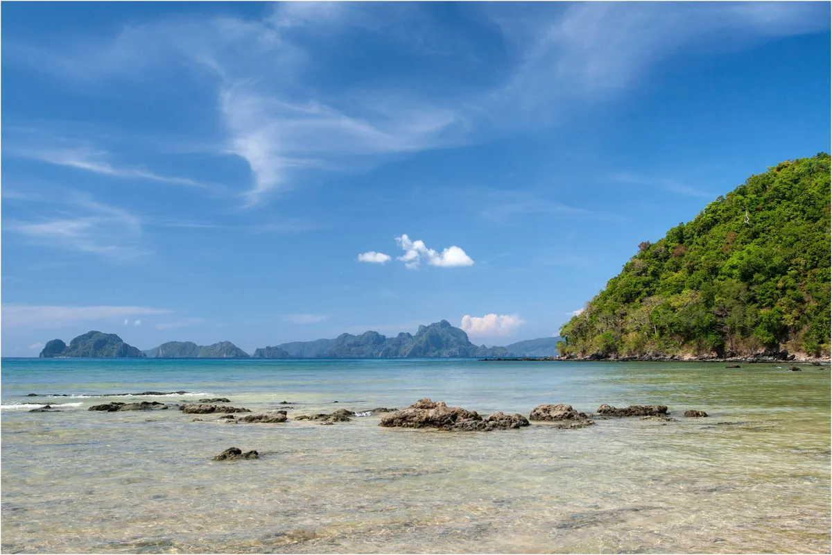 Maremegmeg-Strand, El Nido, MIMAROPA, Philippinen — 3