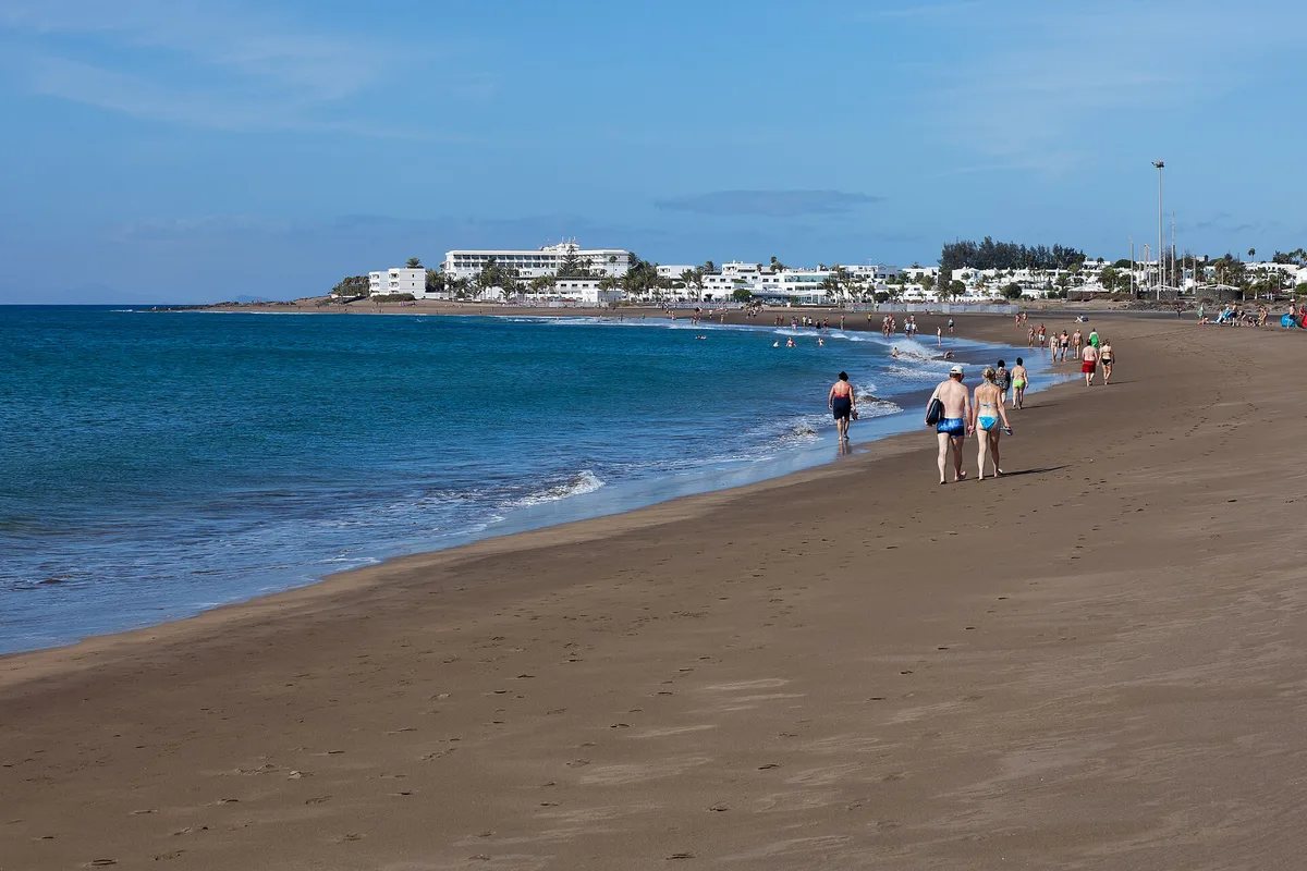 Plage de Matagorda, Tías, Canary Islands, Espagne — 2