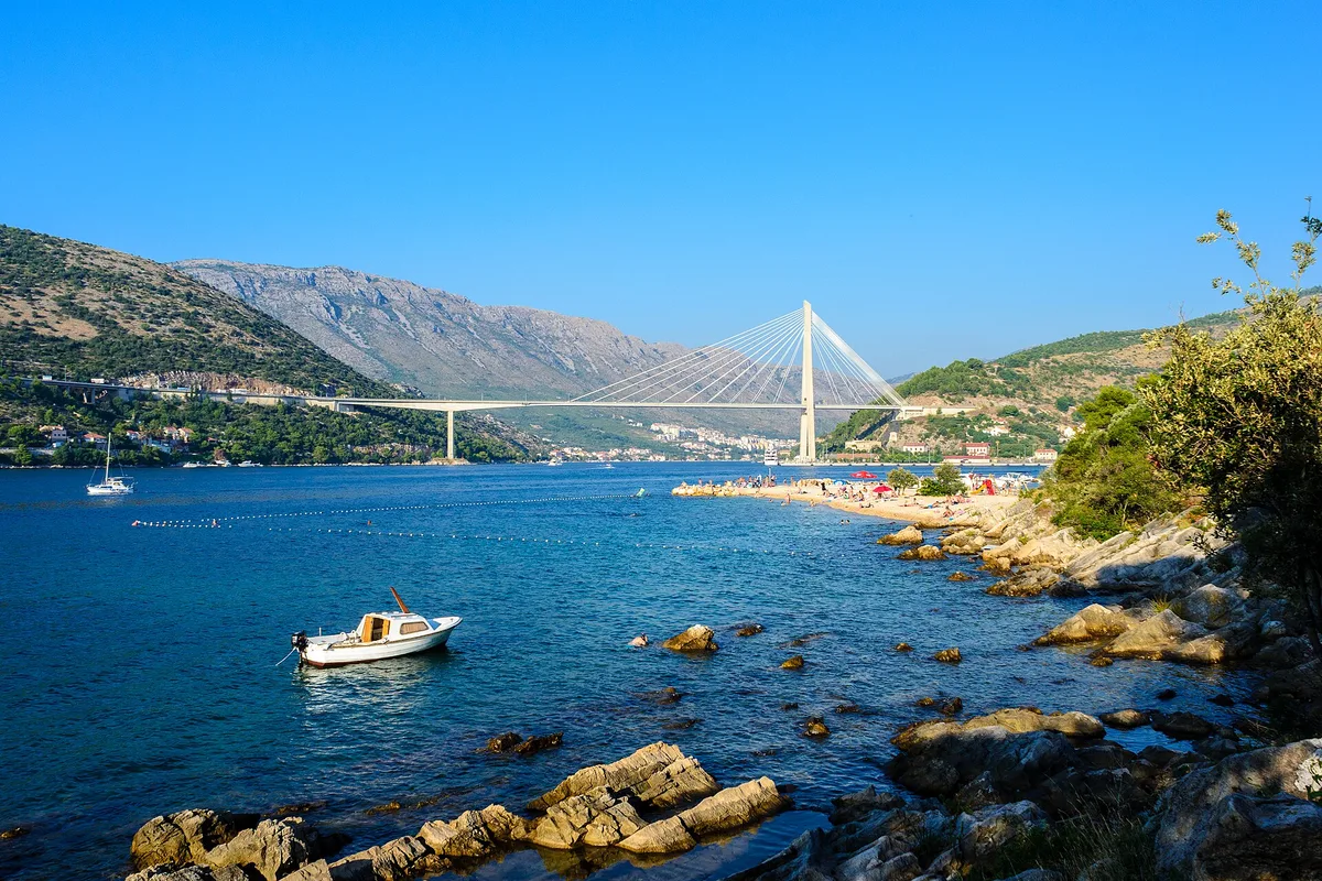 Plage de Copacabana, Dubrovnik, Dalmatia, Croatie — 5