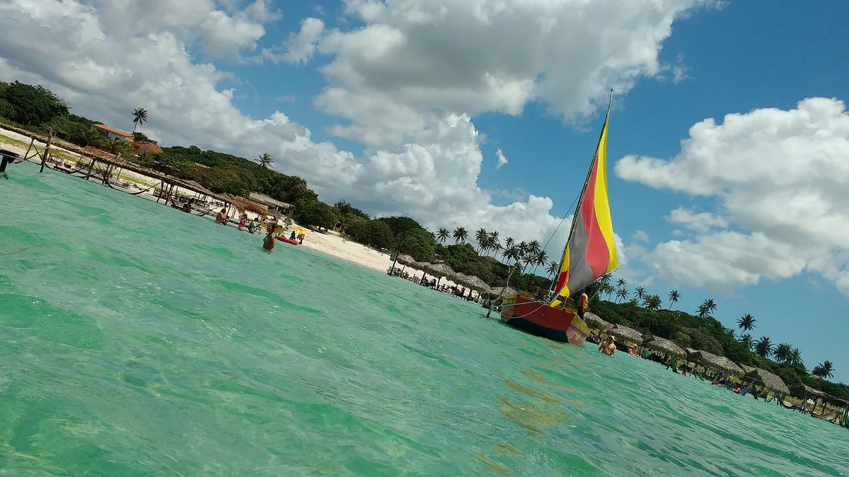 Plage de la Lagoa Azul, Jijoca de Jericoacoara, Northeast Brazil, Brésil