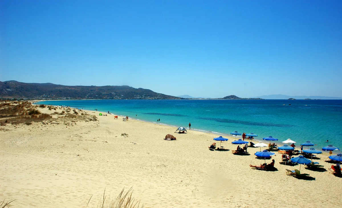 Plage de Plaka, Cyclades, Grèce — 2