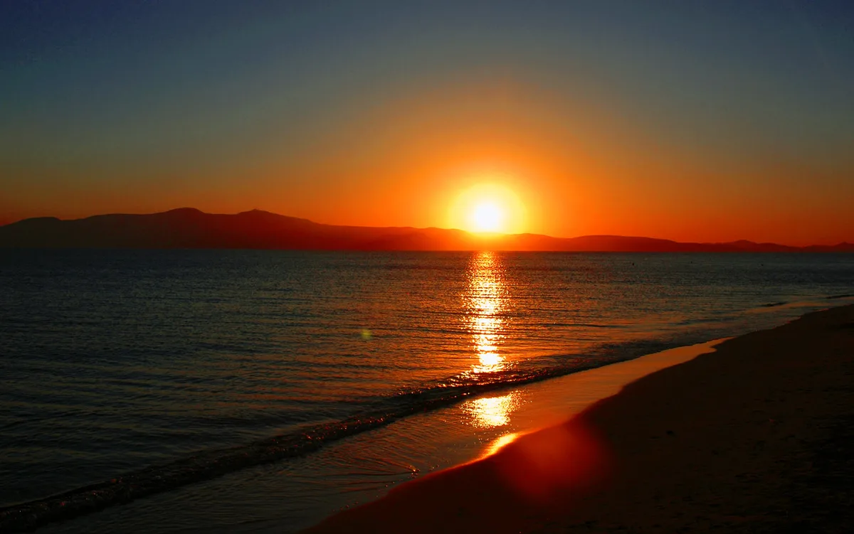 Plage de Plaka, Cyclades, Grèce
