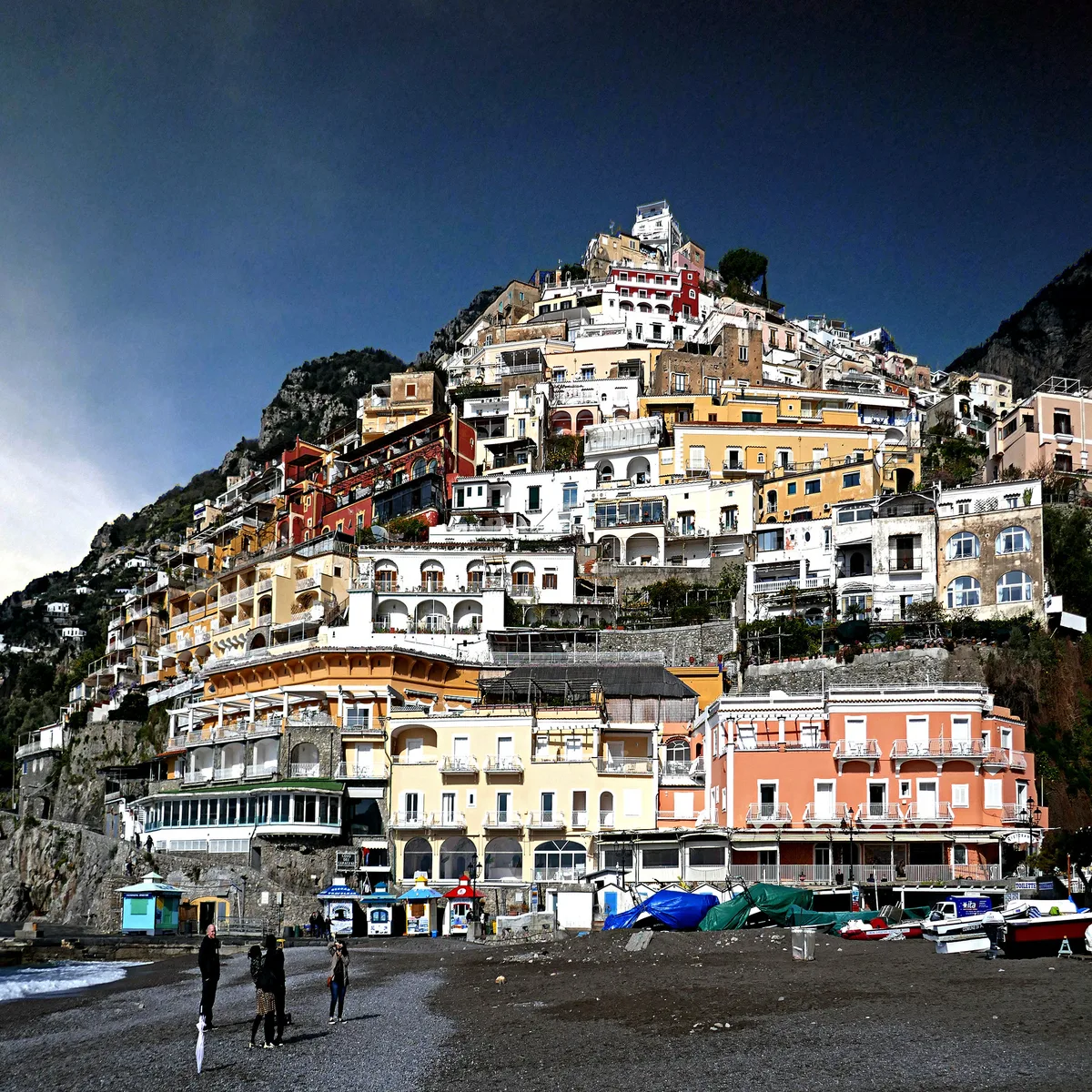 Plage de Positano, Positano, Campania, Italie — 6
