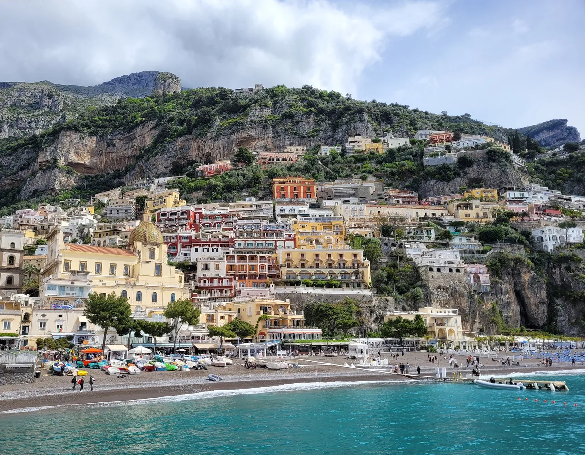 Plage de Positano, Positano, Campania, Italie — 5