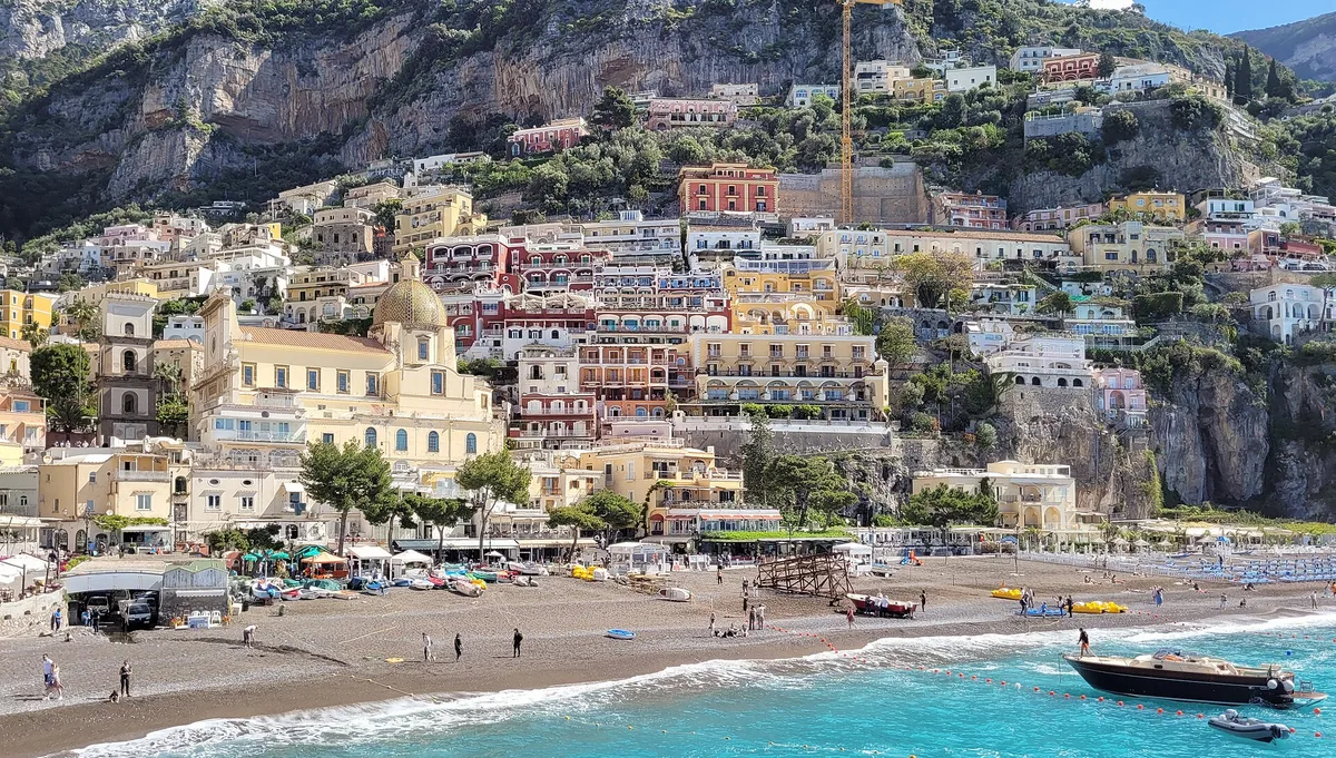 Plage de Positano, Positano, Campania, Italie — 4