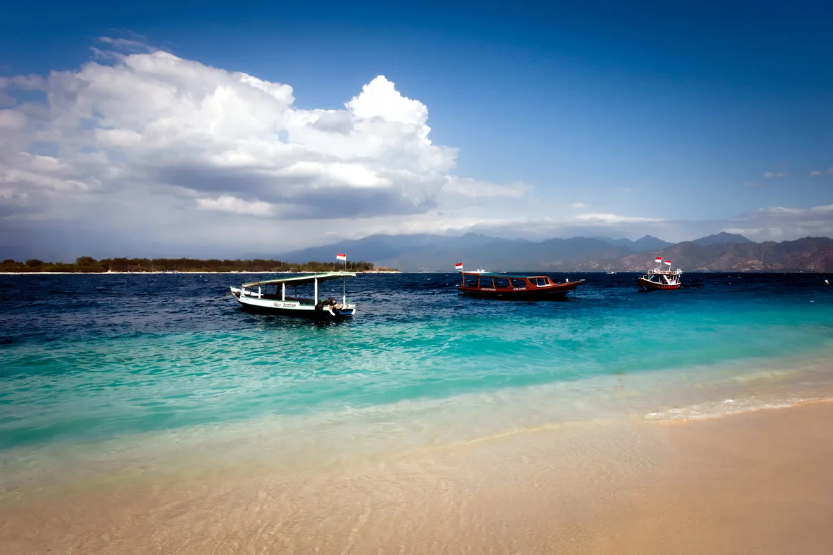 Plage de Gili Air Jetty, Gili Indah, Lesser Sunda Islands, Indonésie — 4