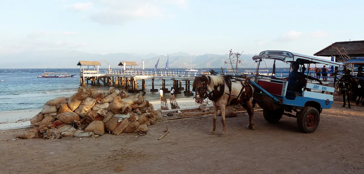 Plage de Gili Air Jetty, Gili Indah, Lesser Sunda Islands, Indonésie — 3