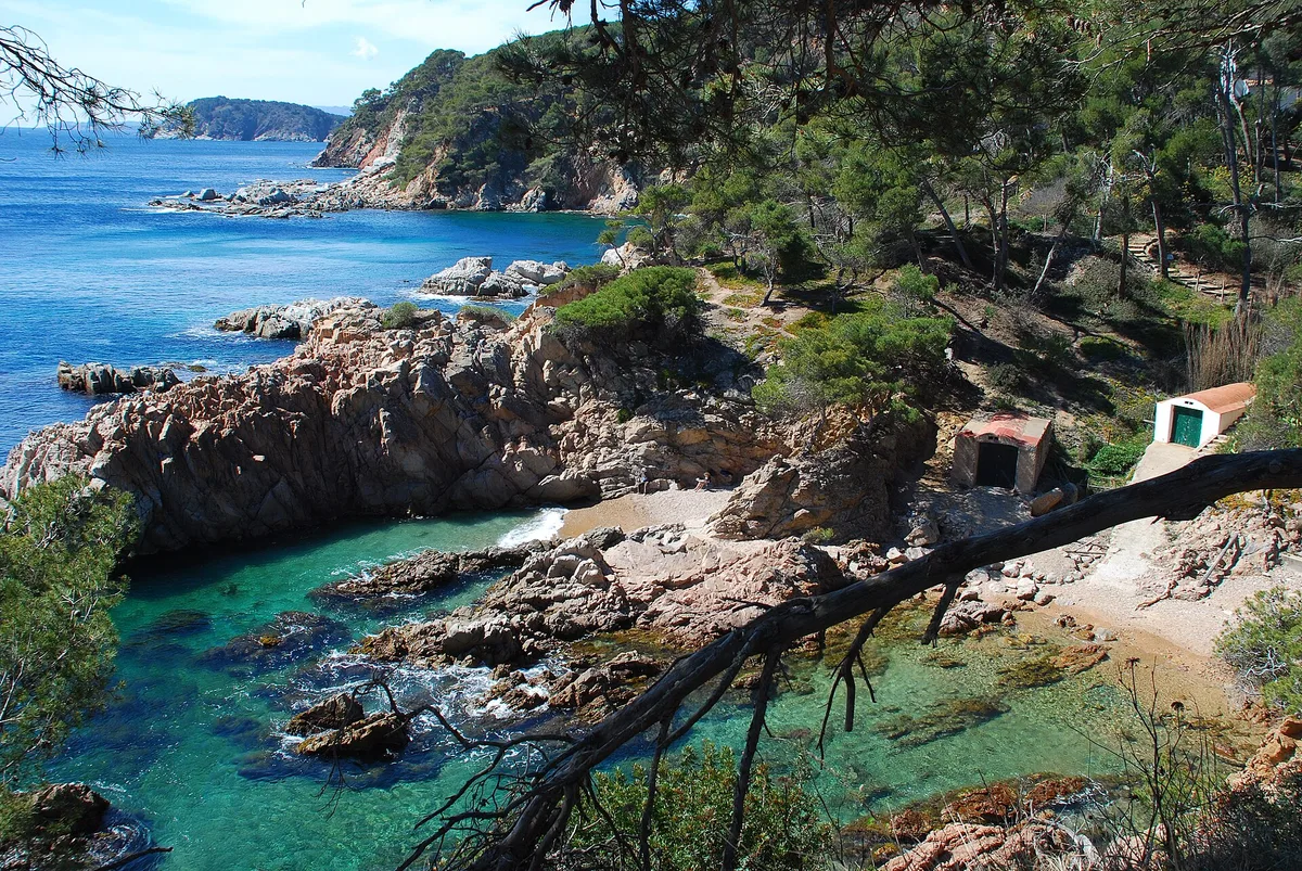 Cala Estreta, Palamós, Catalonia, España