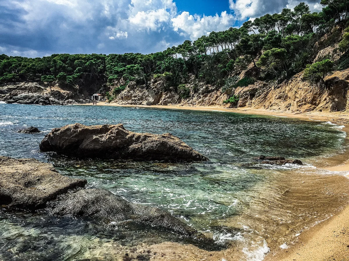 Cala Estreta, Palamós, Catalonia, España — 2