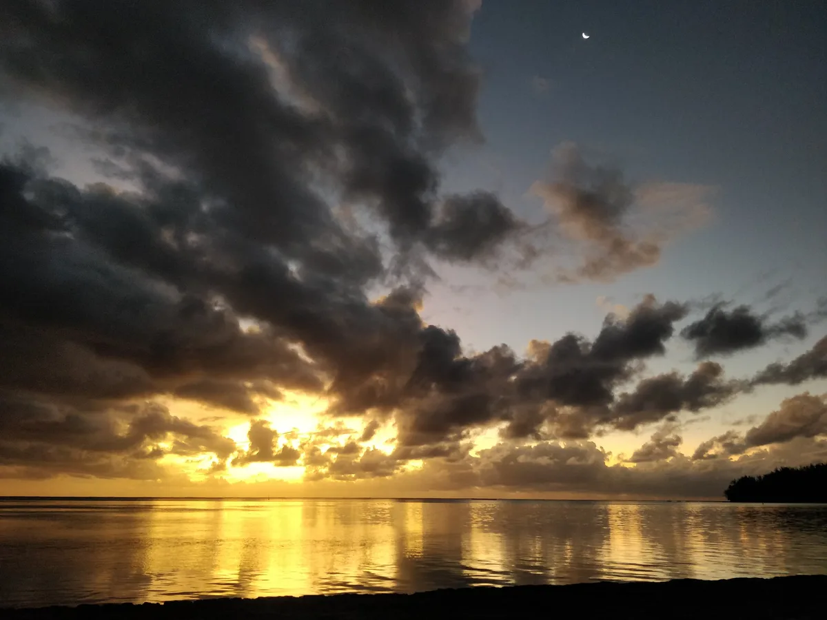 Playa de Tiahura, Moorea-Maiao, Windward Islands, Polinesia Francesa