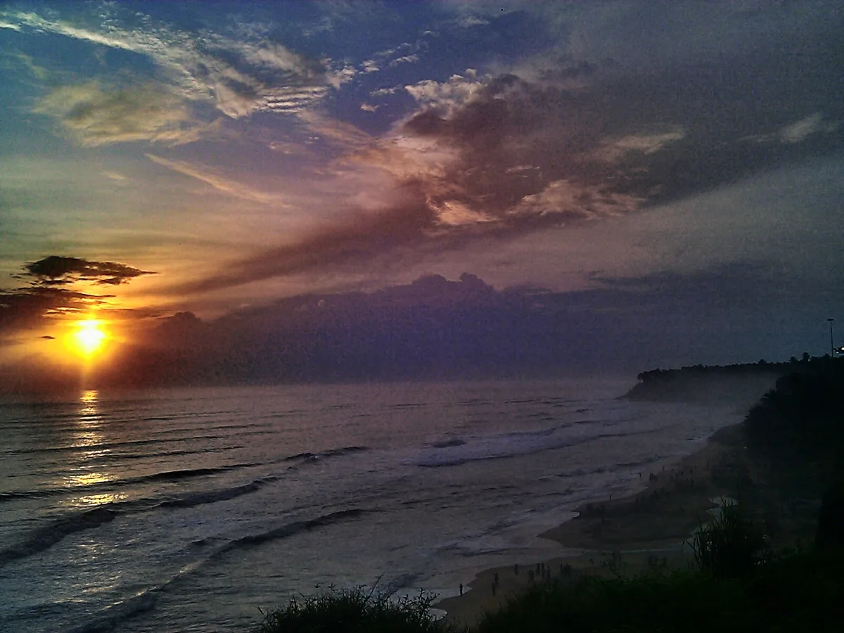 Edava Beach, Varkala, Indian South Coast, India