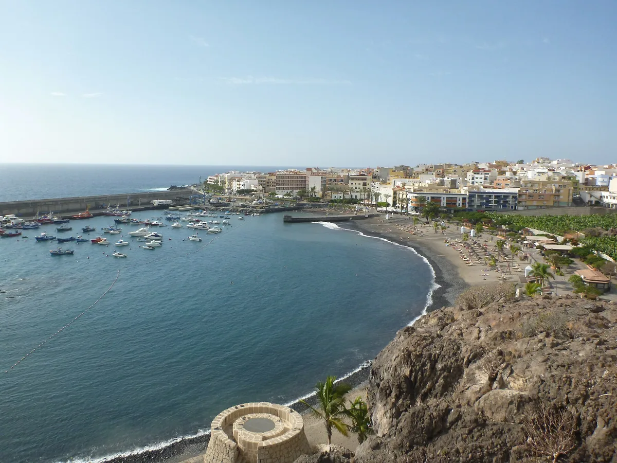 San Juan-Strand, Guía de Isora, Canary Islands, Spanien