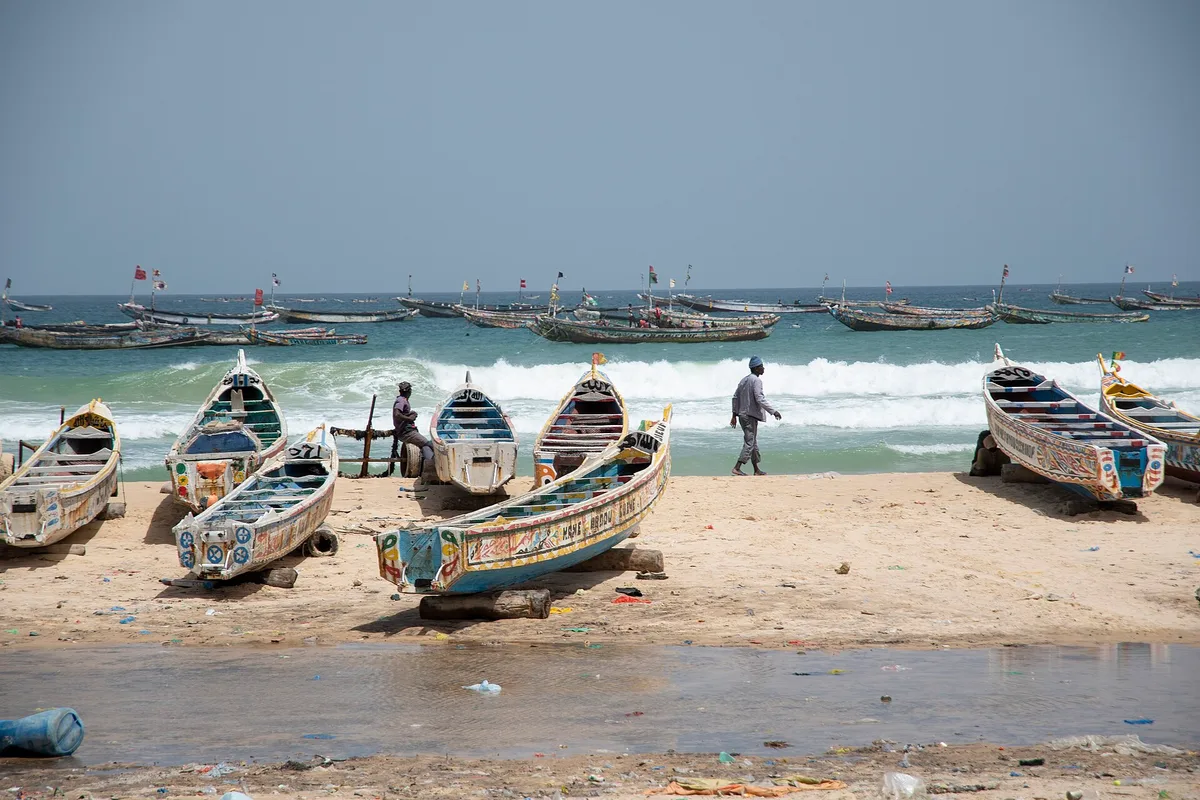 Playa de Kayar, Kayar, Grande Côte, Senegal — 2