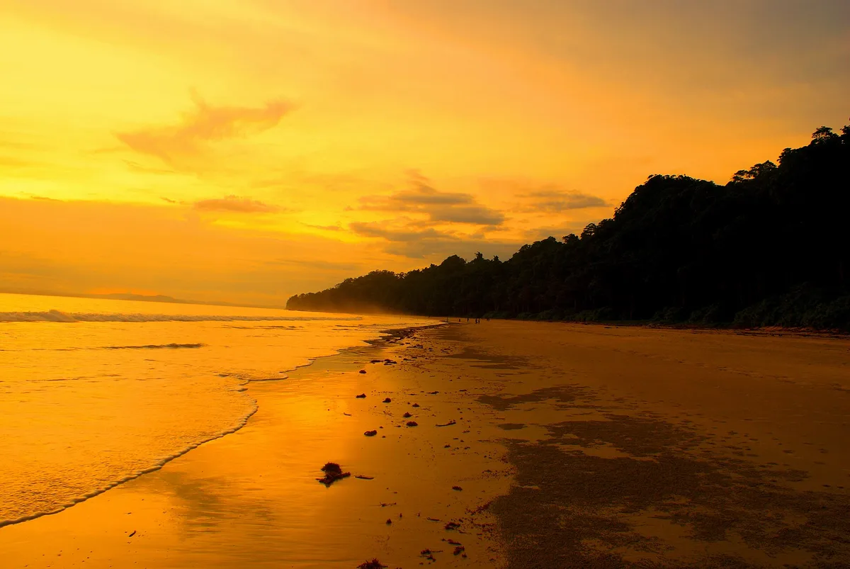 Radhanagar-Strand, Swaraj Dweep, Andaman and Nicobar Islands, Indien — 5