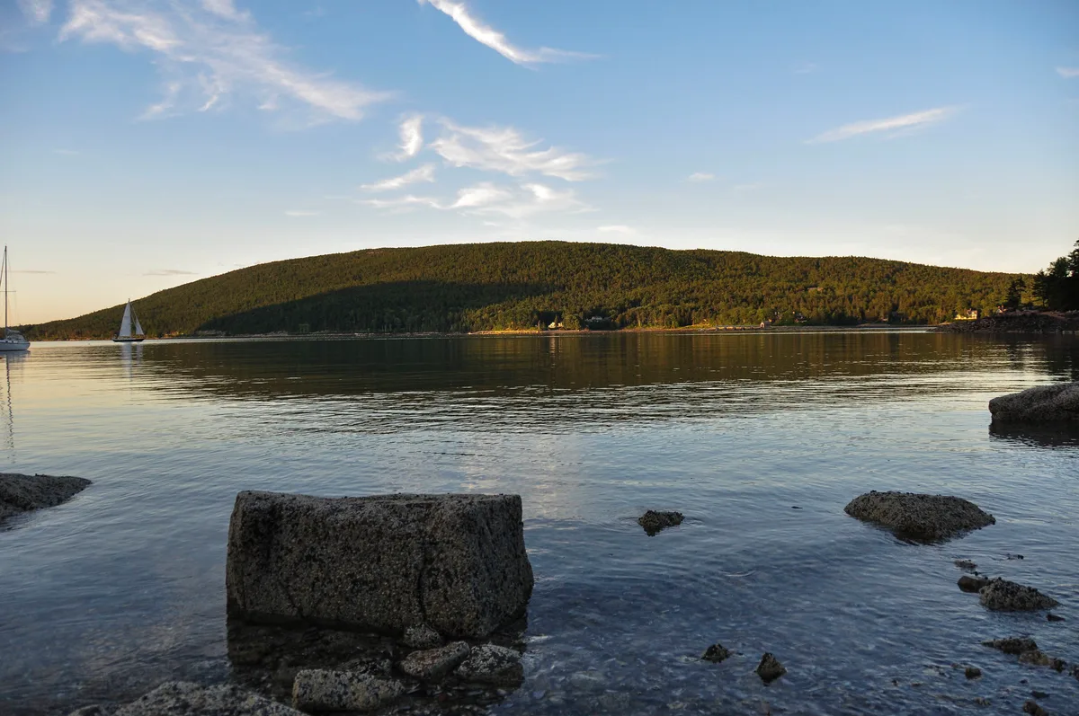 Plage de Somes Sound Head, Mount Desert, US Northeast, États-Unis — 2