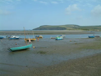 Spiaggia di Traeth Mawr, Newport, Wales, Regno Unito — 3