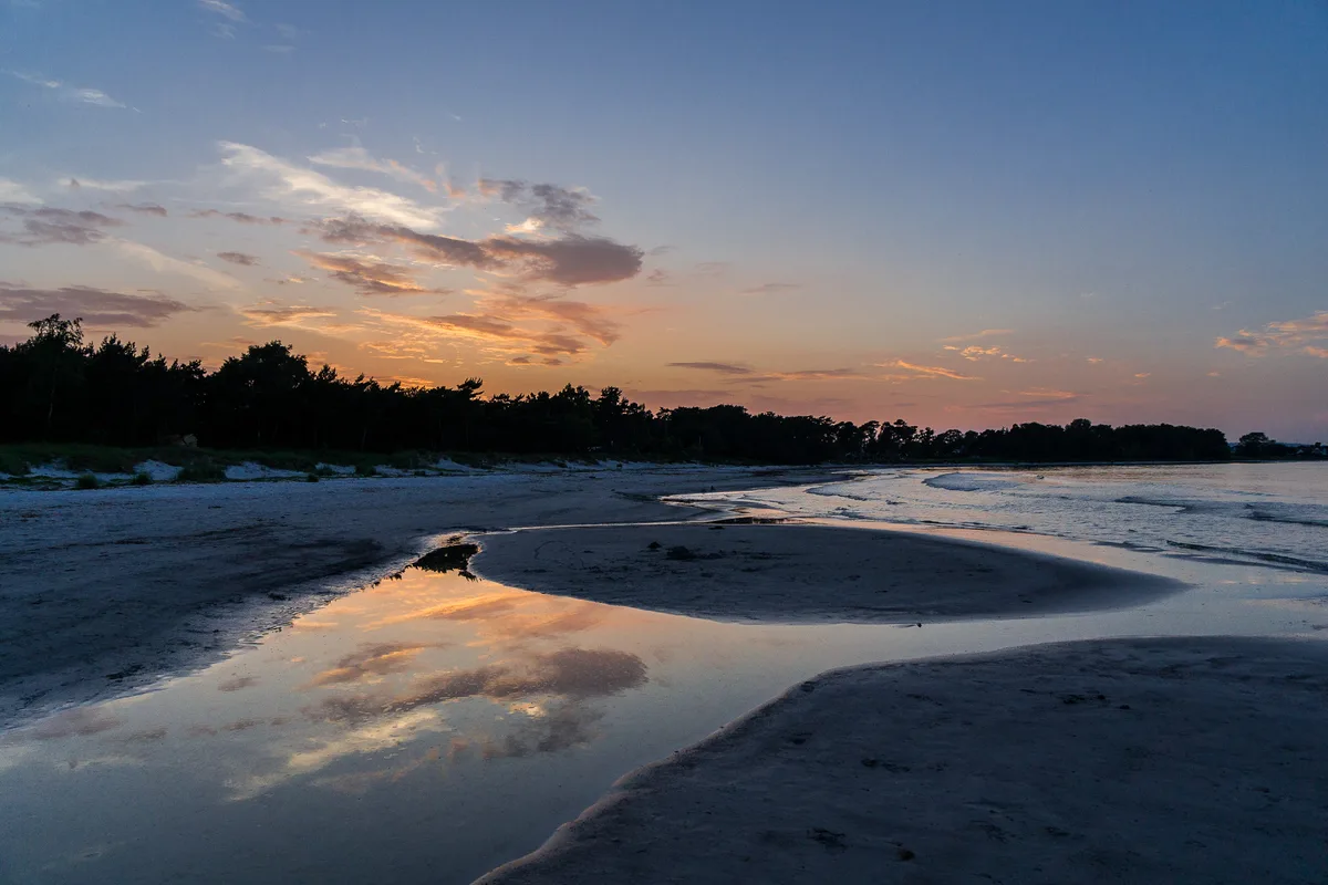 Snogebæk Beach, Bornholm, Baltic Sea, Denmark
