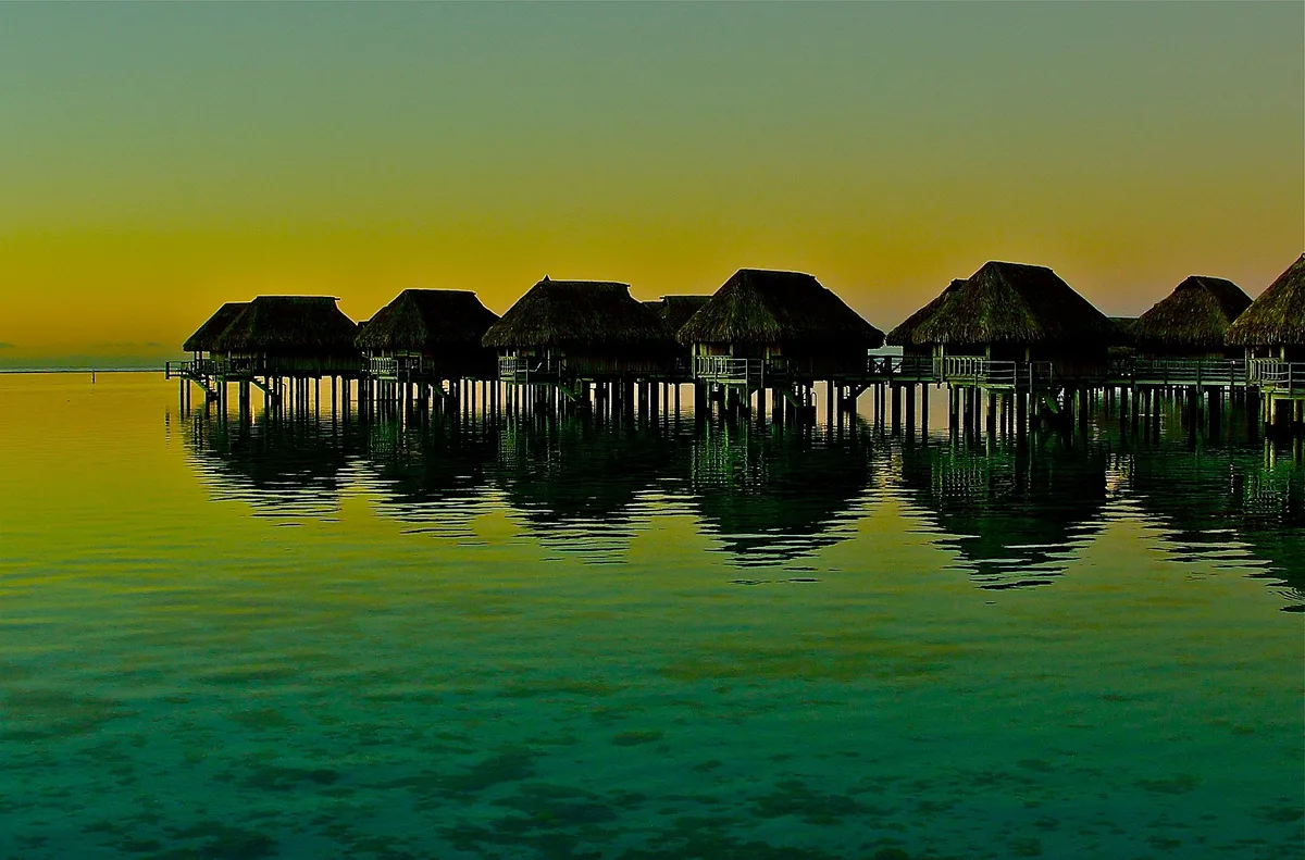 Public Beach, Moorea-Maiao, Windward Islands, Französisch-Polynesien — 2