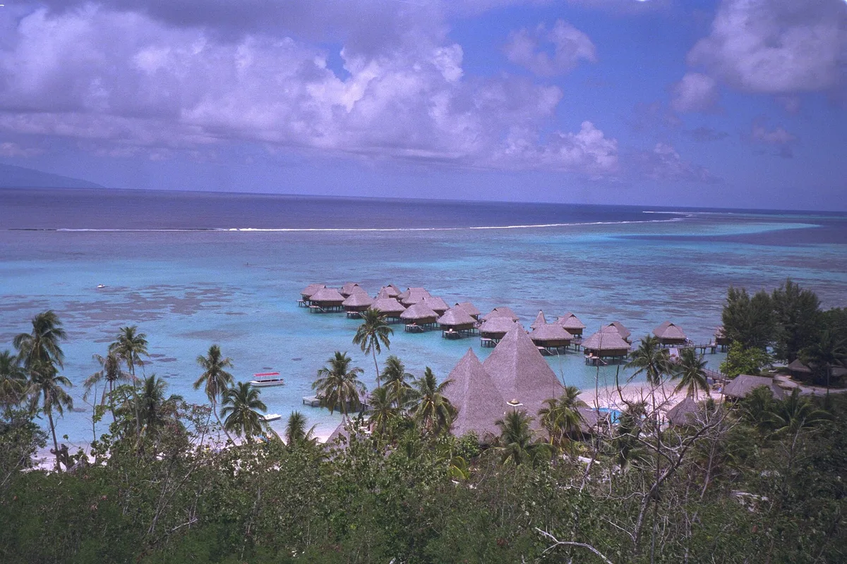 Public Beach, Moorea-Maiao, Windward Islands, Französisch-Polynesien — 4