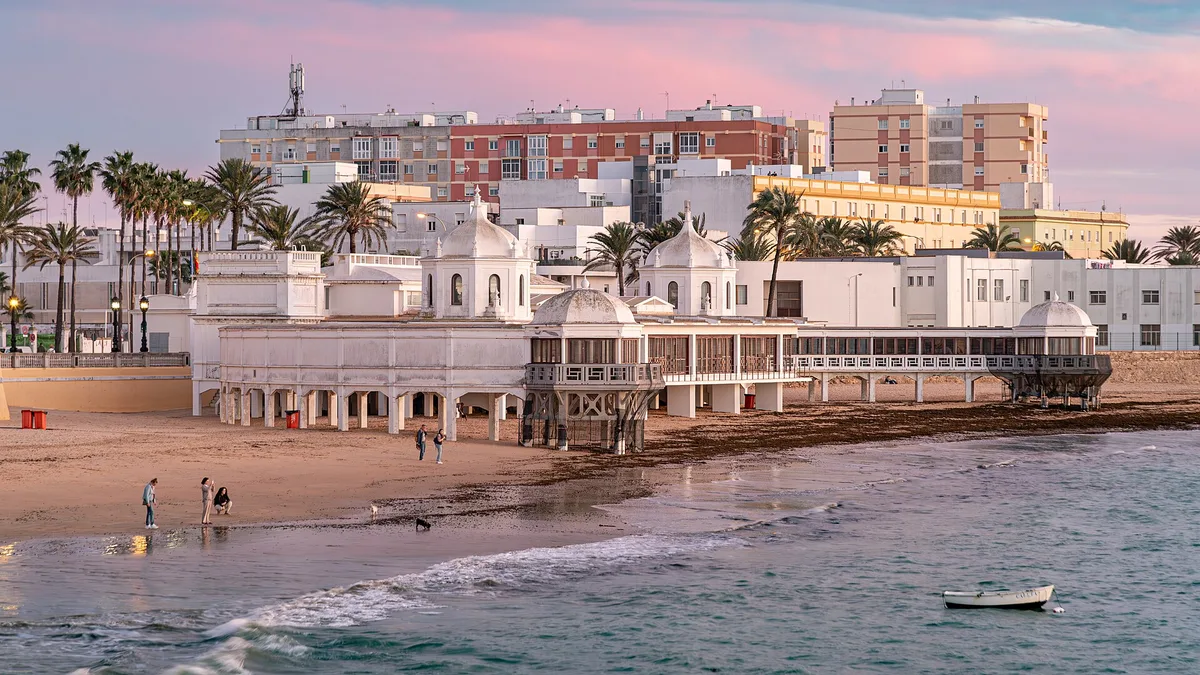 Plage de la Caleta, Cádiz, Andalusia, Espagne — 2