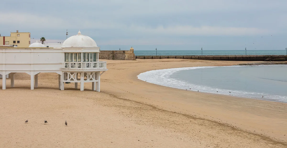 Plage de la Caleta, Cádiz, Andalusia, Espagne — 3