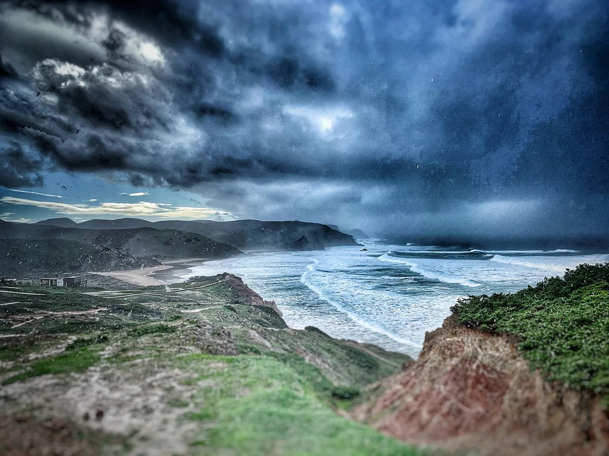 Plage d'Amado, Aljezur, Portuguese Atlantic, Portugal