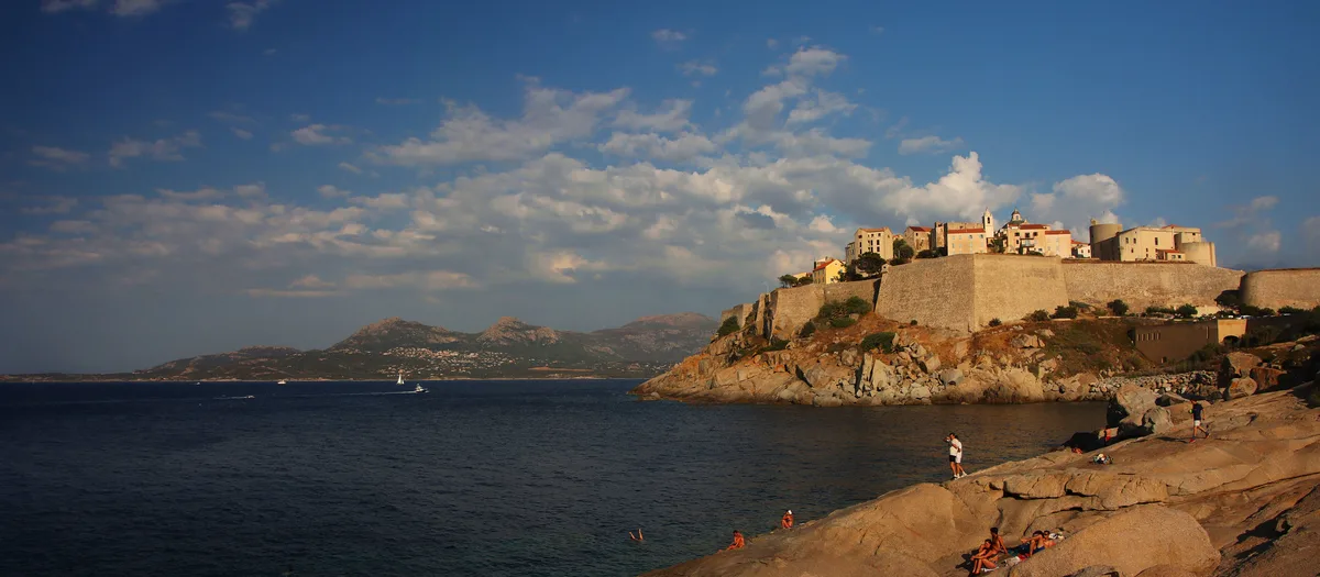 Playa de Calvi, Calvi, Corsica, Francia