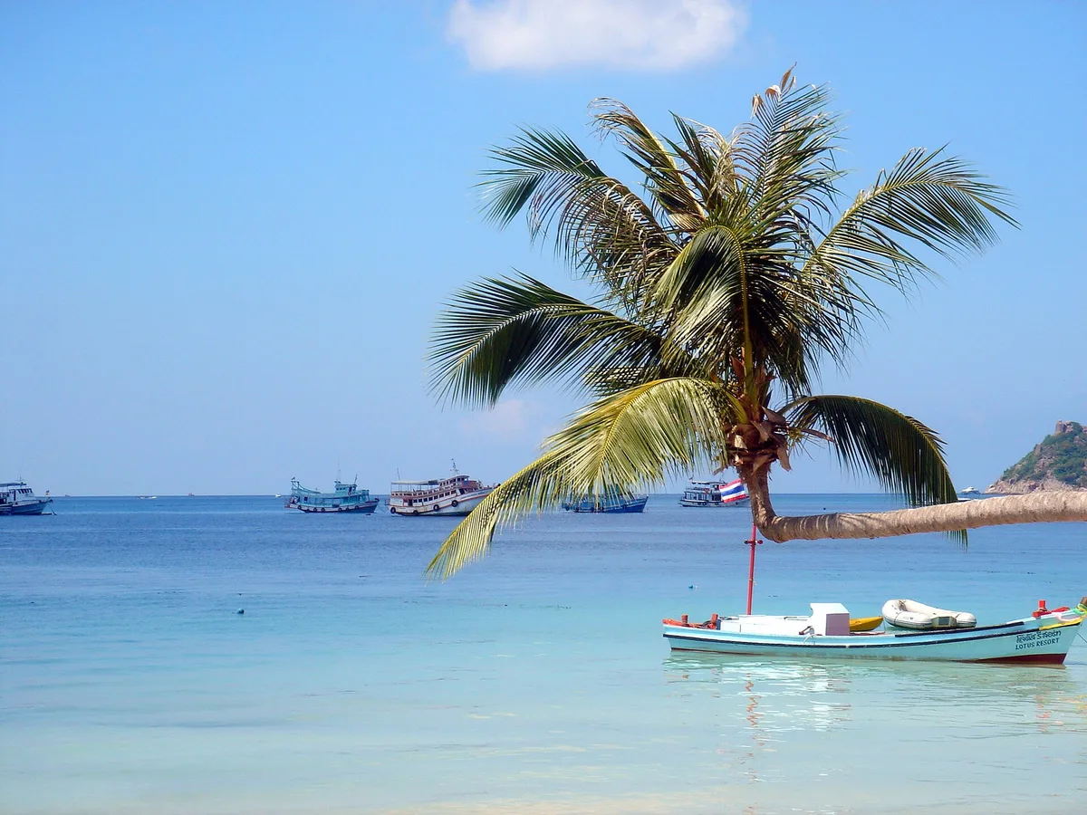 Spiaggia di Sairee, Ko Tao, Gulf of Thailand, Thailandia
