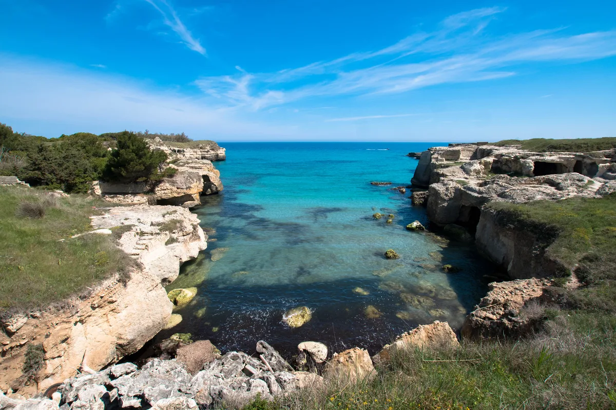 Grotta della Poesia Beach, Melendugno, Puglia, Italy — 3