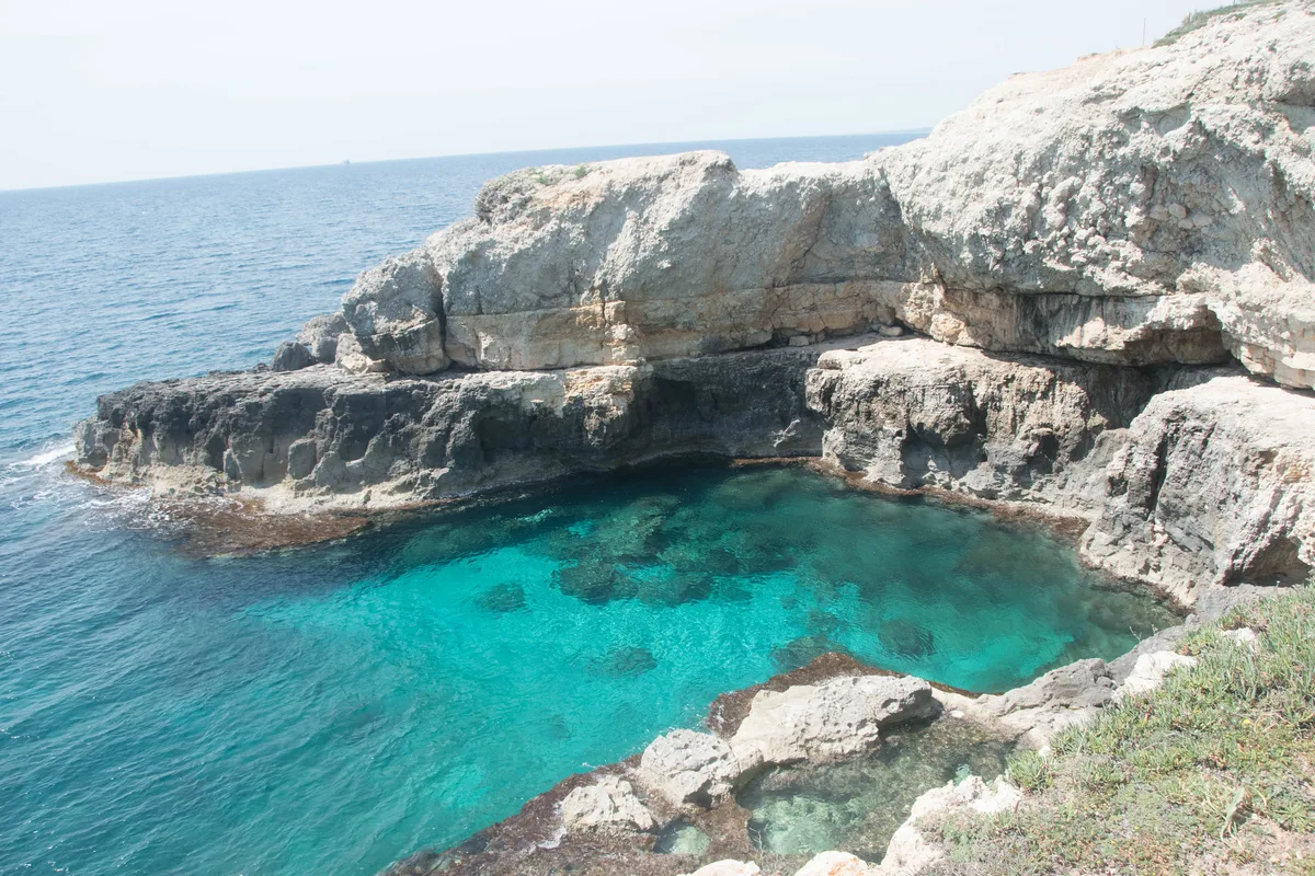 Grotta della Poesia Beach, Melendugno, Puglia, Italy — 2