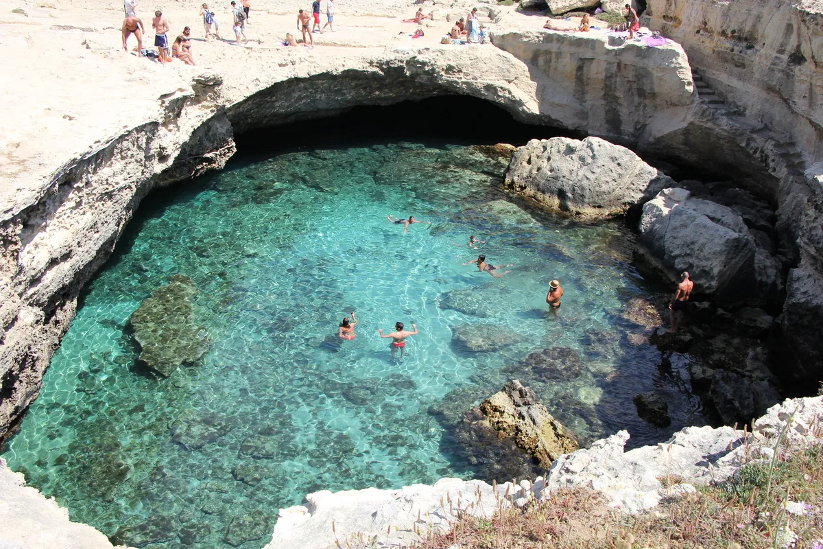 Grotta della Poesia Beach, Melendugno, Puglia, Italy — 4