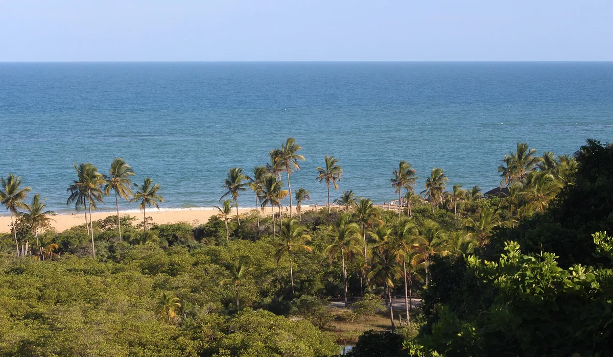 Plage de Trancoso, Porto Seguro, Brazilian Atlantic, Brésil