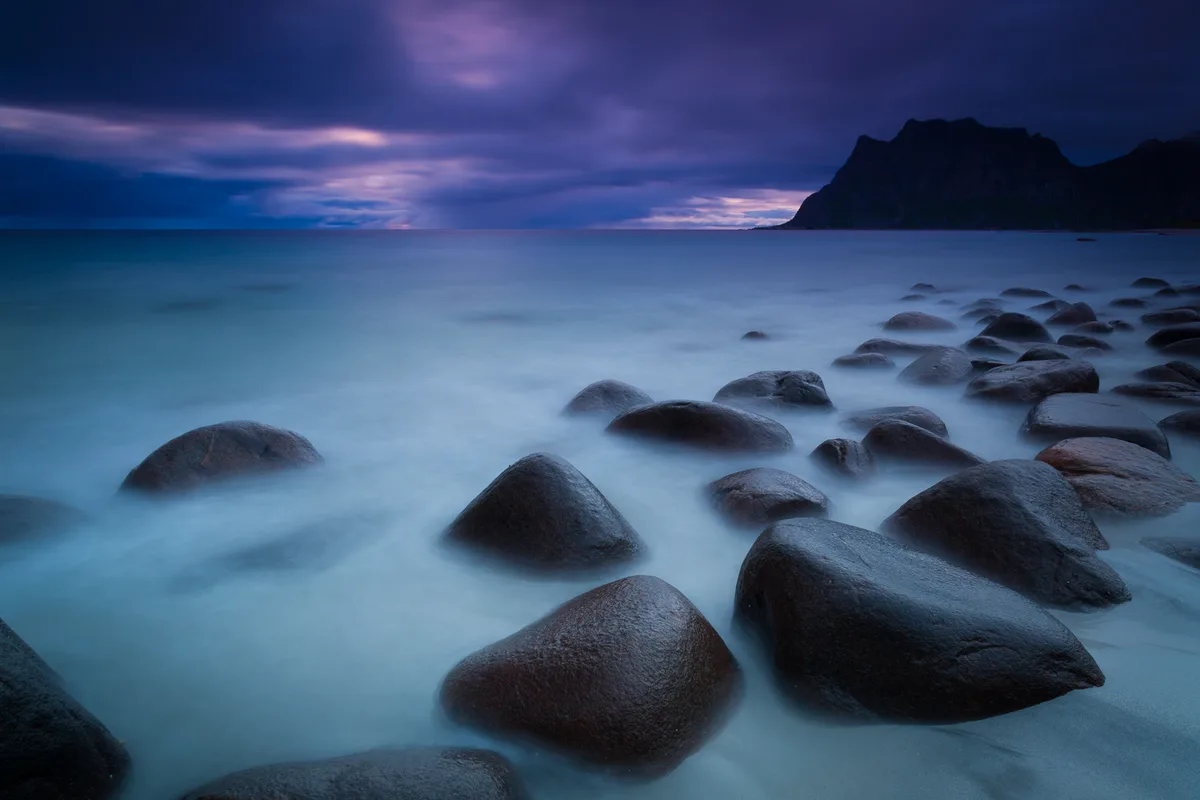 Uttakleiv-Strand, Vestvågøy, Norwegian Sea, Norwegen — 6