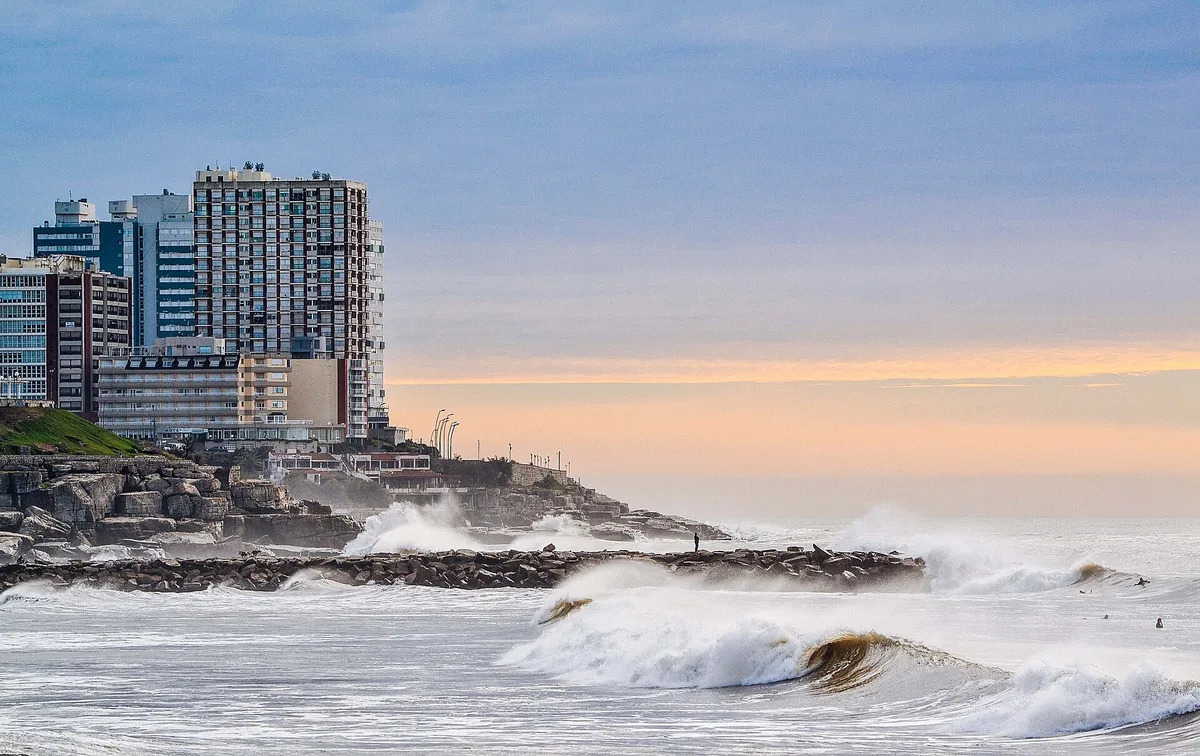 Bristol-Strand, Mar del Plata, Argentine Coast, Argentinien — 2