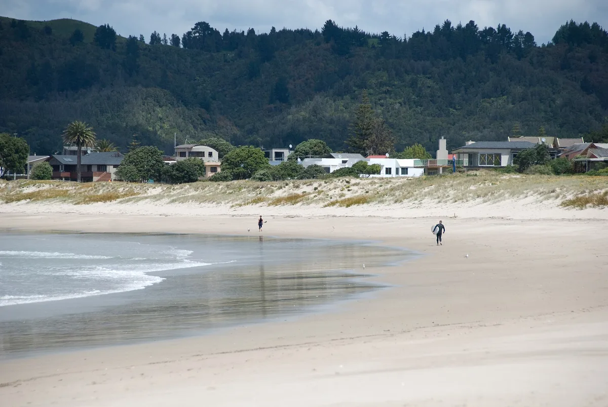 Playa de Whangamatā, Whangamatā, Waikato, Nueva Zelanda — 3