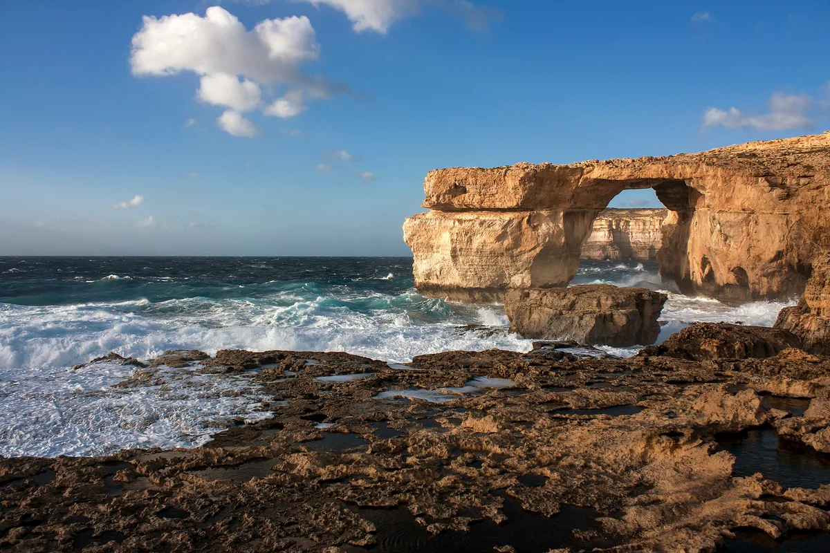 Spiaggia di Dwejra, San Lawrenz, Maltese Islands, Malta — 4
